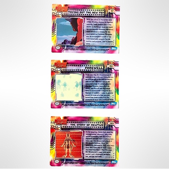 Pokémon The First Movie 3 LP Mewtwo Strikes Back Trading Cards - Picture 3 of 12